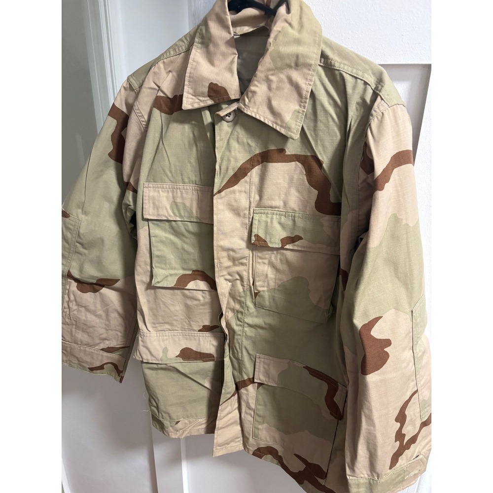 US Military Desert Camo Combat Coat Jacket Small Regular 3 Color Ripstop BDU